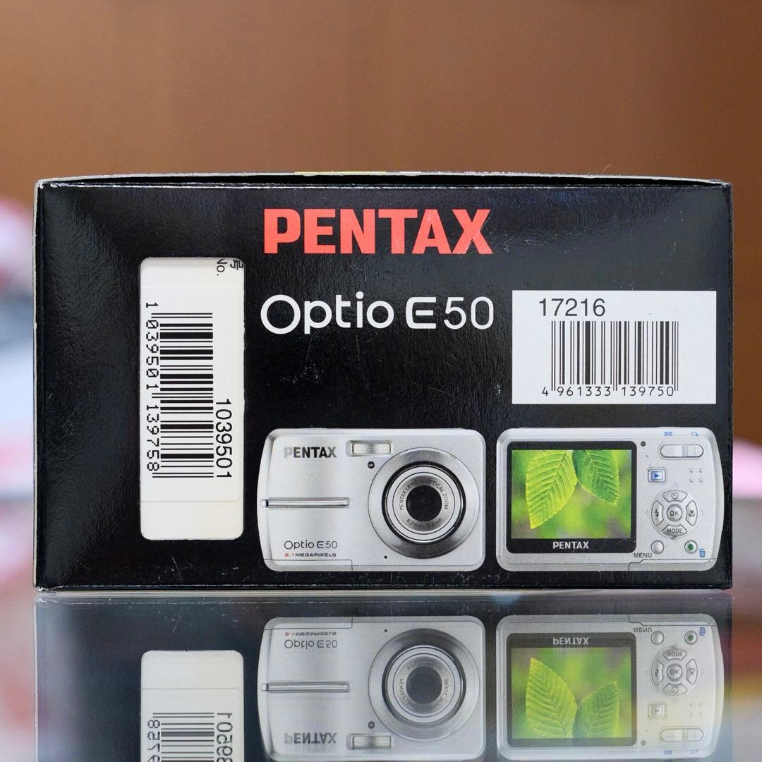 新品未使用 名機 平成レトロ コンデジ Y2K PENTAX Optio E50