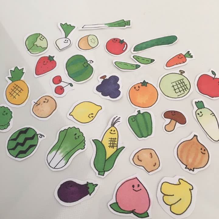 さ.野菜と果物シール 確認用