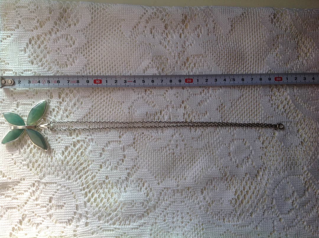 ネックレス瑪瑙石緑 (新品)16g