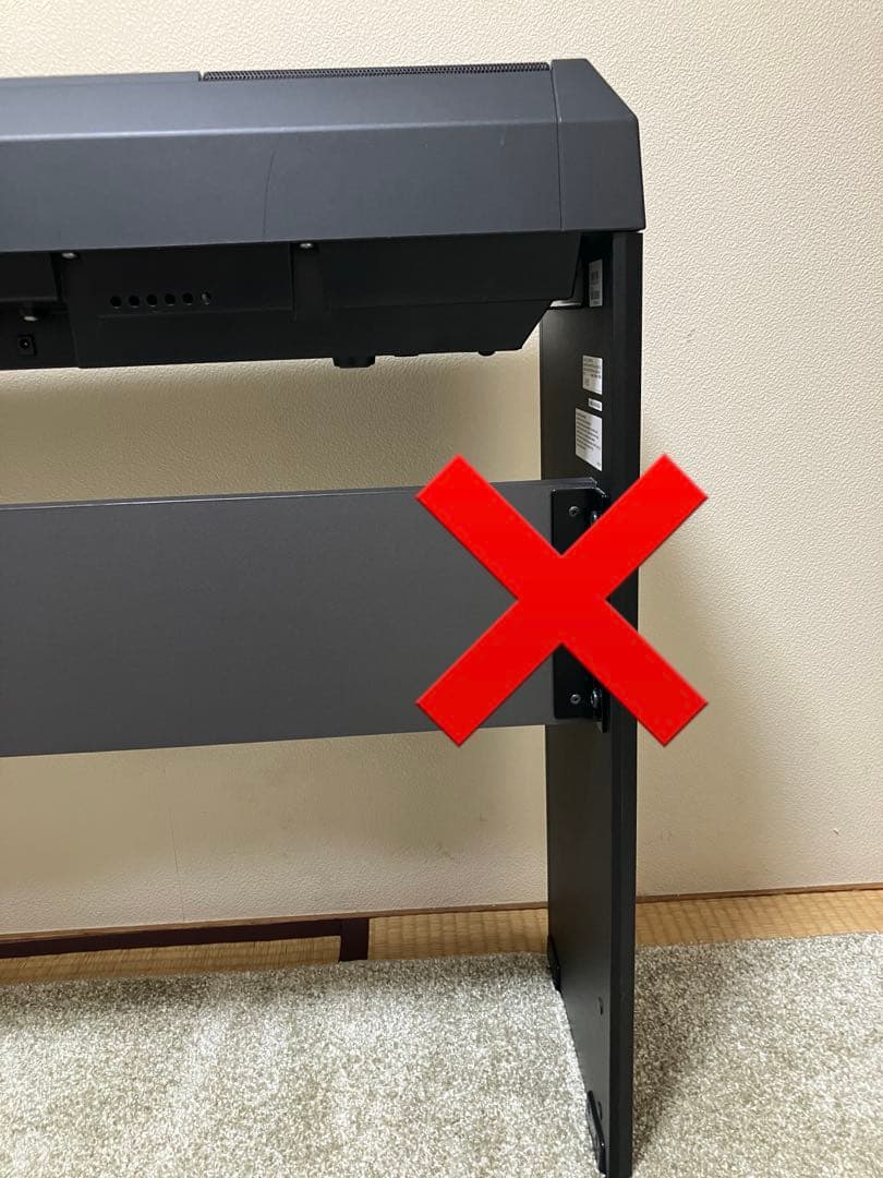 1/4まで！　美品‼️ヤマハ　P-115 本体、譜面台、電源コード、標準ペダルのみ