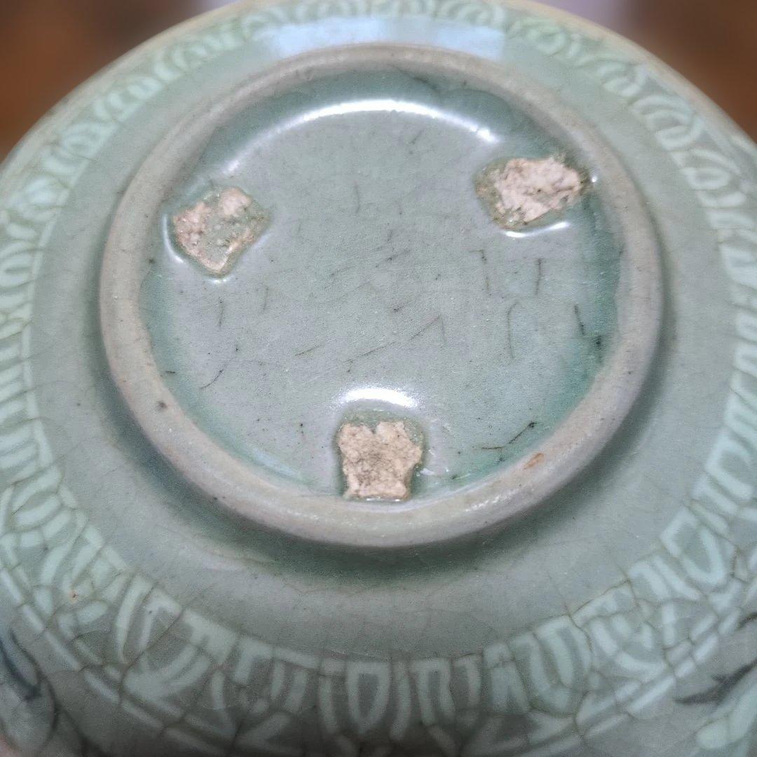 高麗青磁　鉢　骨董品