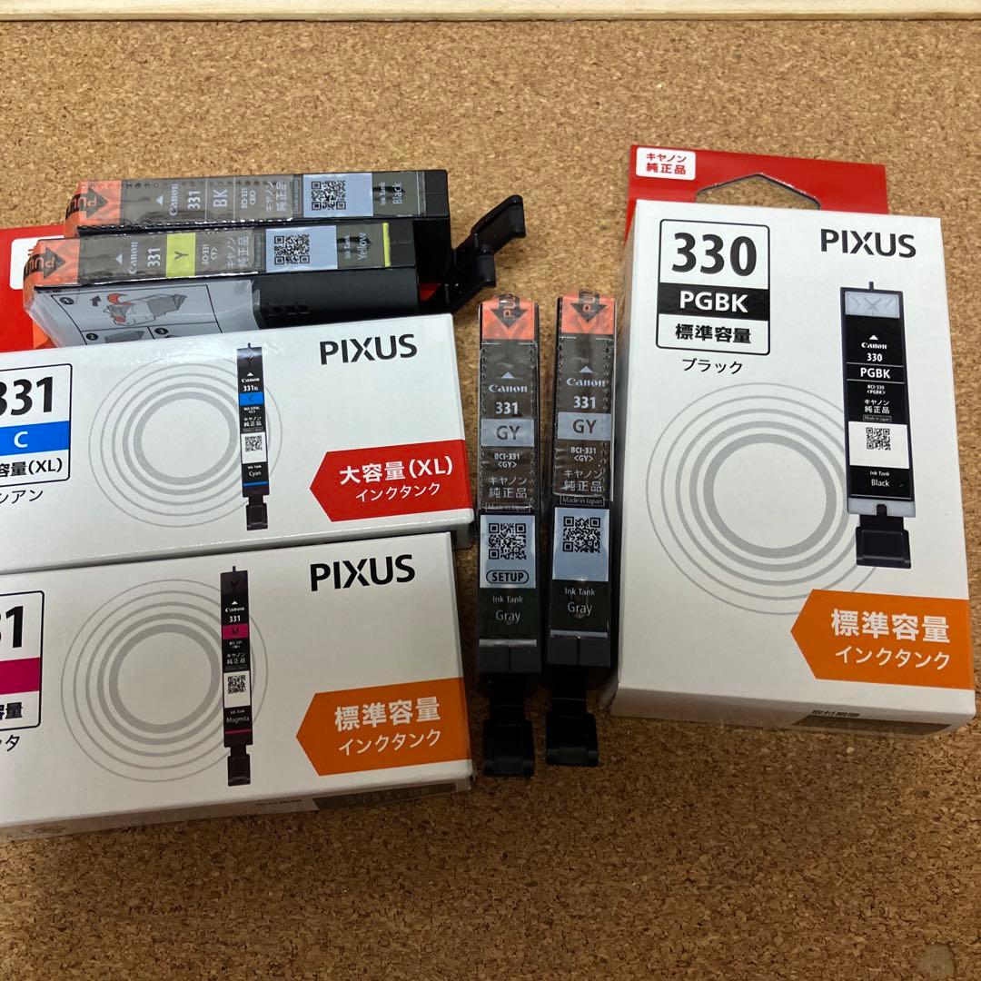 PIXUS 330 331 インクタンクセット6色　7個　新品　　canon