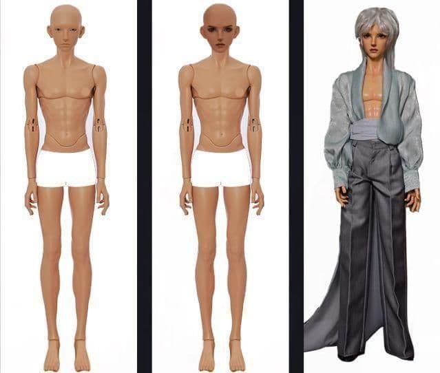 AX857 BJD 1/3 ドール本体 Diong 球体関節人形 ハンドメイド