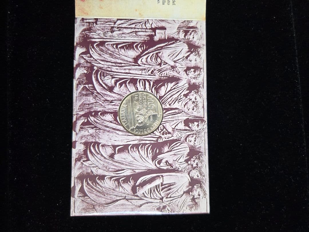 イタリア共和国　ホラティウス死去2000年記念　500リレ銀貨　1993