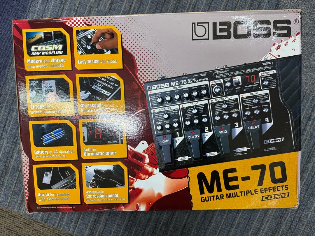 未使用 BOSS ME-70 ギター マルチエフェクター 元箱あり