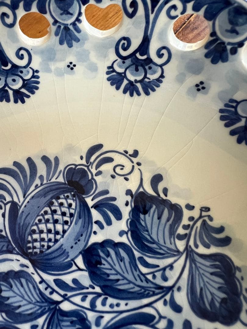 【Delfts blauw】1点もの ビンテージ デルフト焼き アンティーク希少