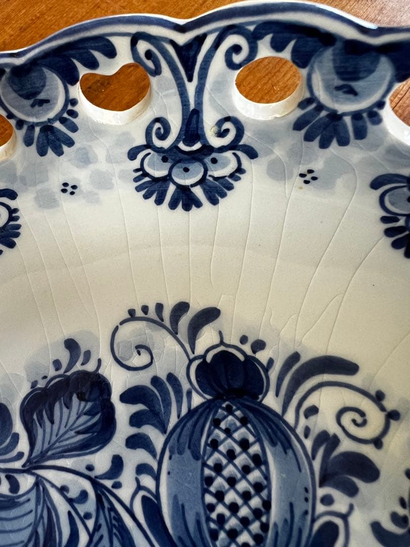 【Delfts blauw】1点もの ビンテージ デルフト焼き アンティーク希少