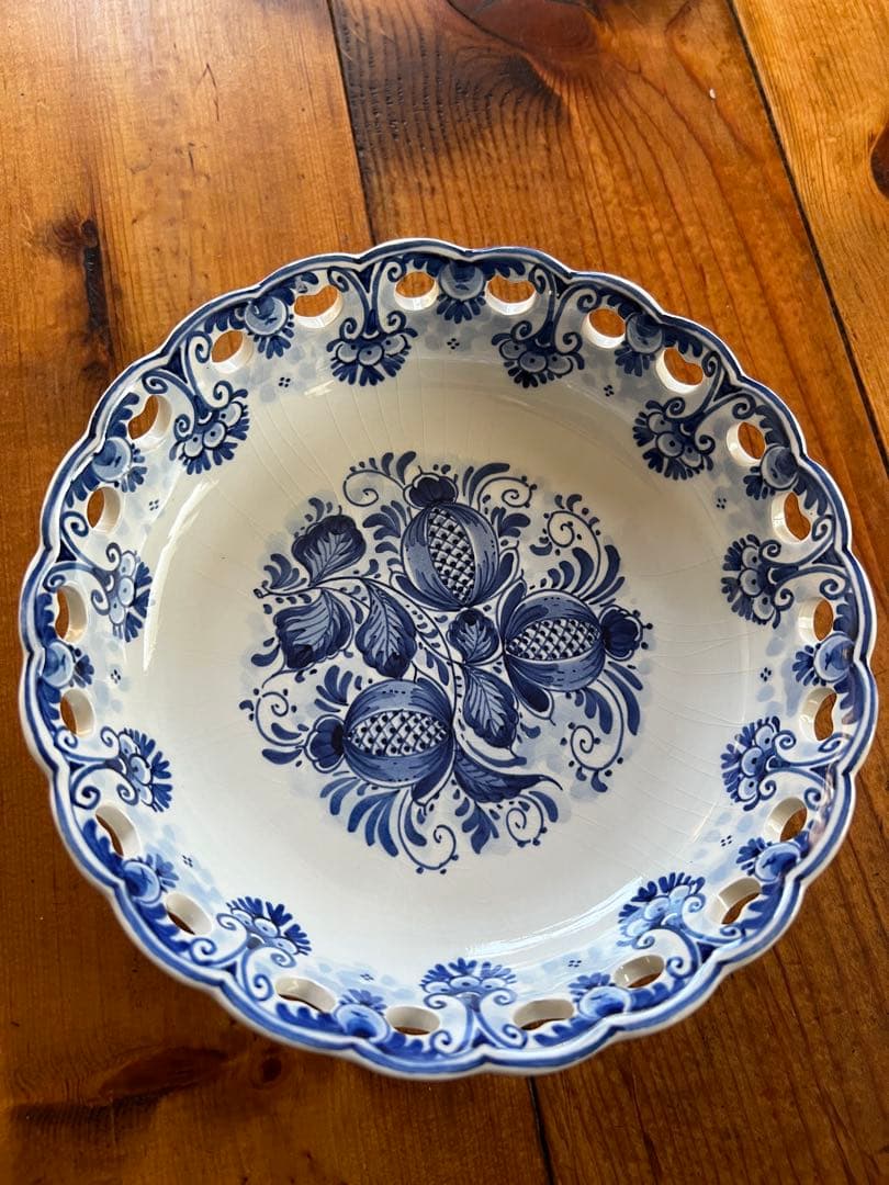 【Delfts blauw】1点もの ビンテージ デルフト焼き アンティーク希少