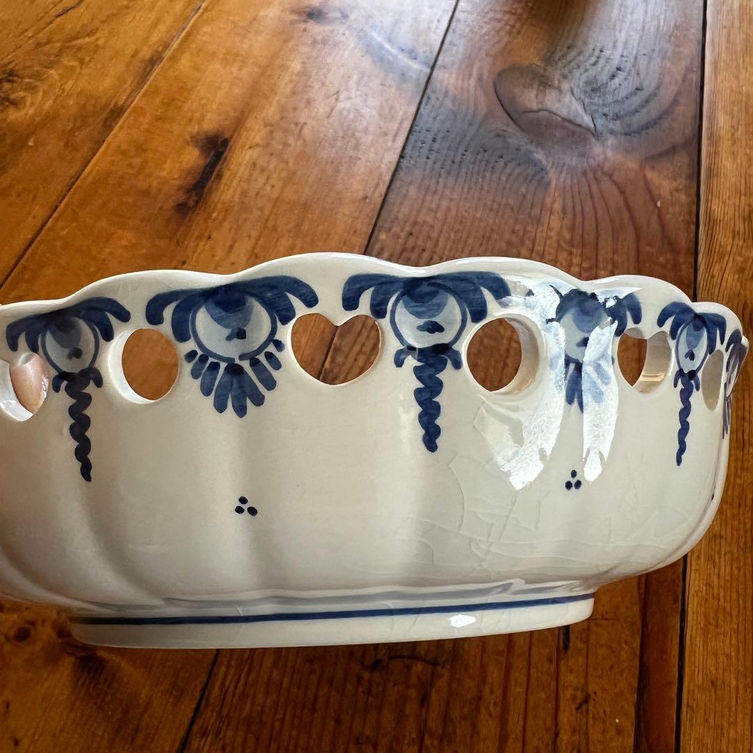 【Delfts blauw】1点もの ビンテージ デルフト焼き アンティーク希少
