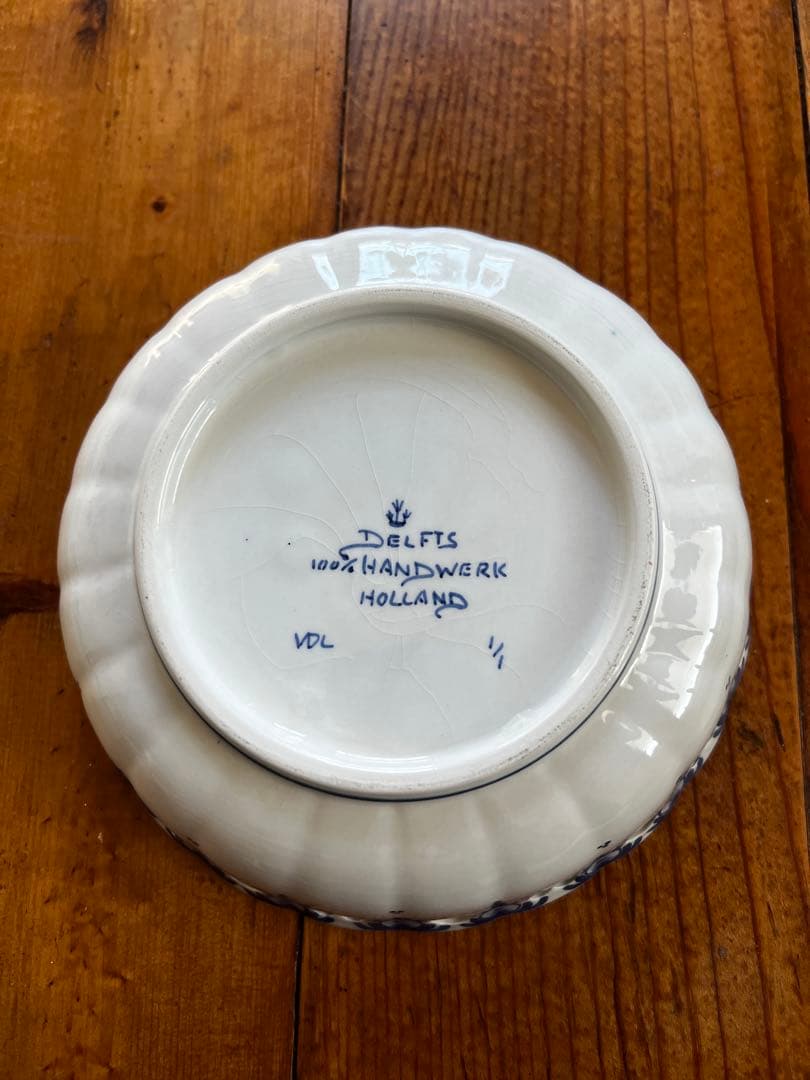 【Delfts blauw】1点もの ビンテージ デルフト焼き アンティーク希少
