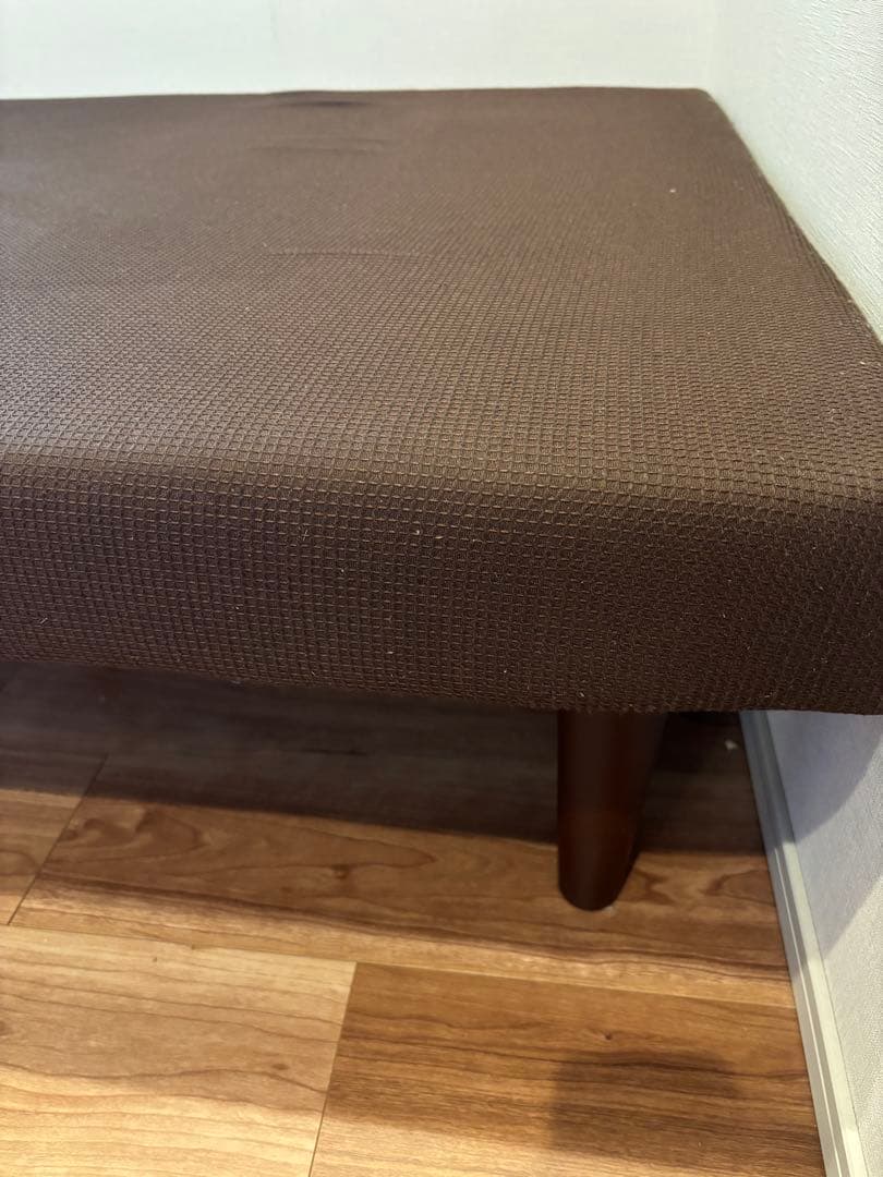 ブラウン シングルベッドフレーム