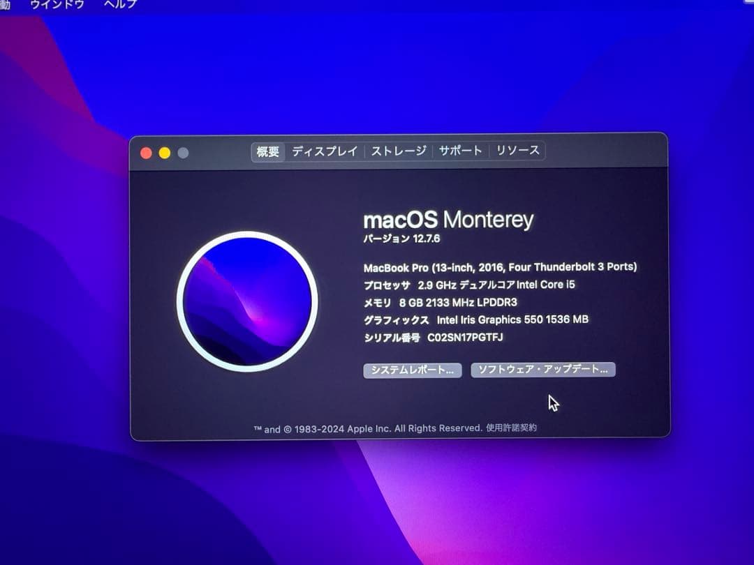 L*e様 MacBook Pro 2016 13インチTouch Bar +ID