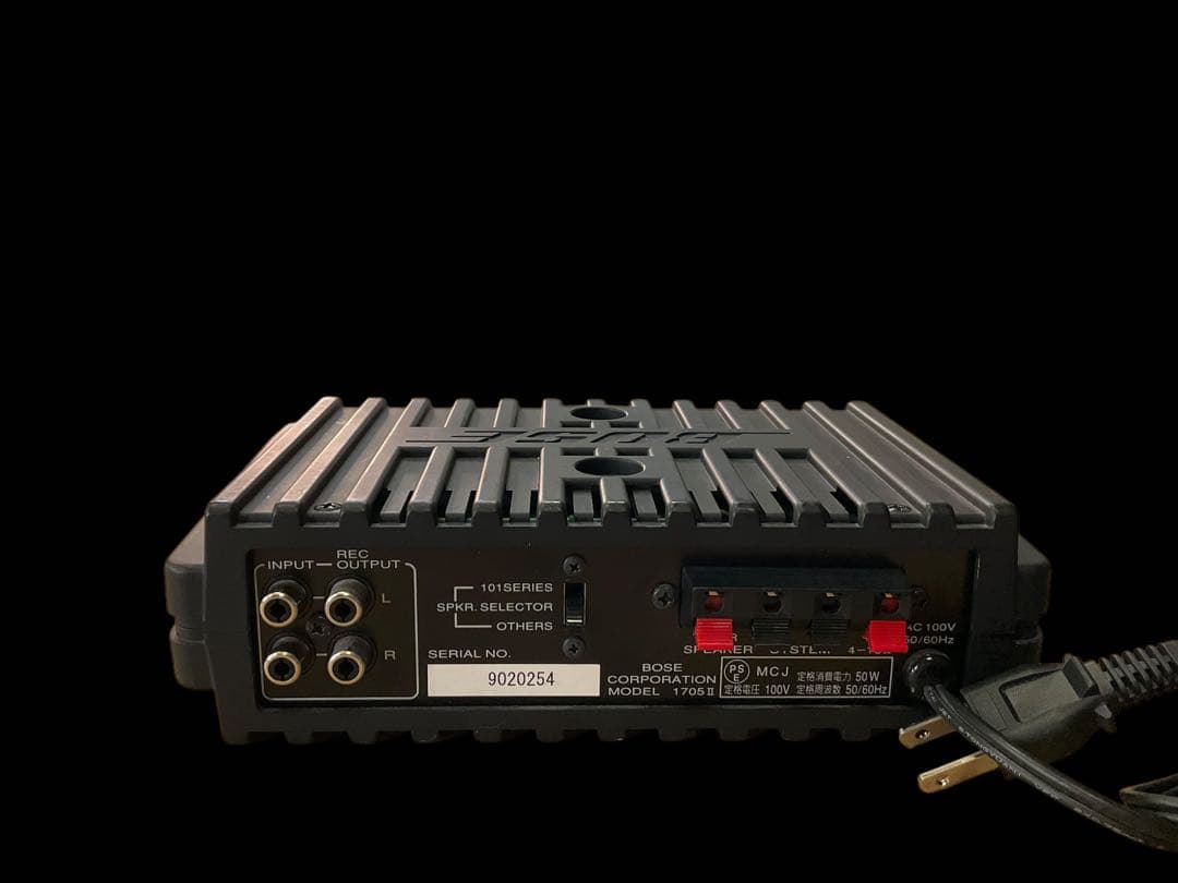 訳あり現状品　BOSE パワーアンプ　1705Ⅱ