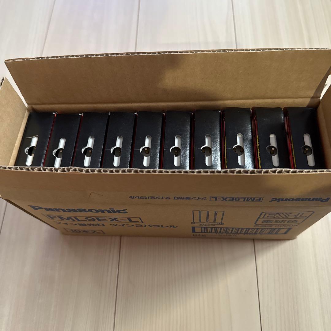 Panasonic ツイン蛍光灯 FML9EX-L 10個セット