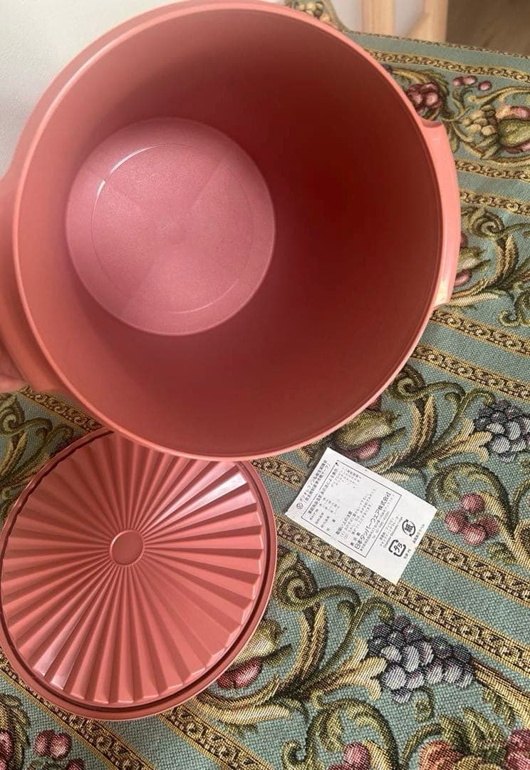 タッパーウェア／新品未使用品　マキシデコレーター サーモン　5800ml