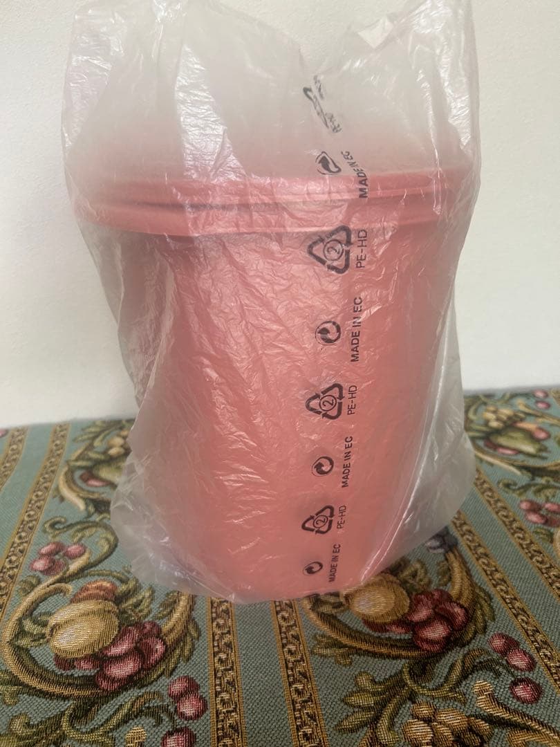 タッパーウェア／新品未使用品　マキシデコレーター サーモン　5800ml