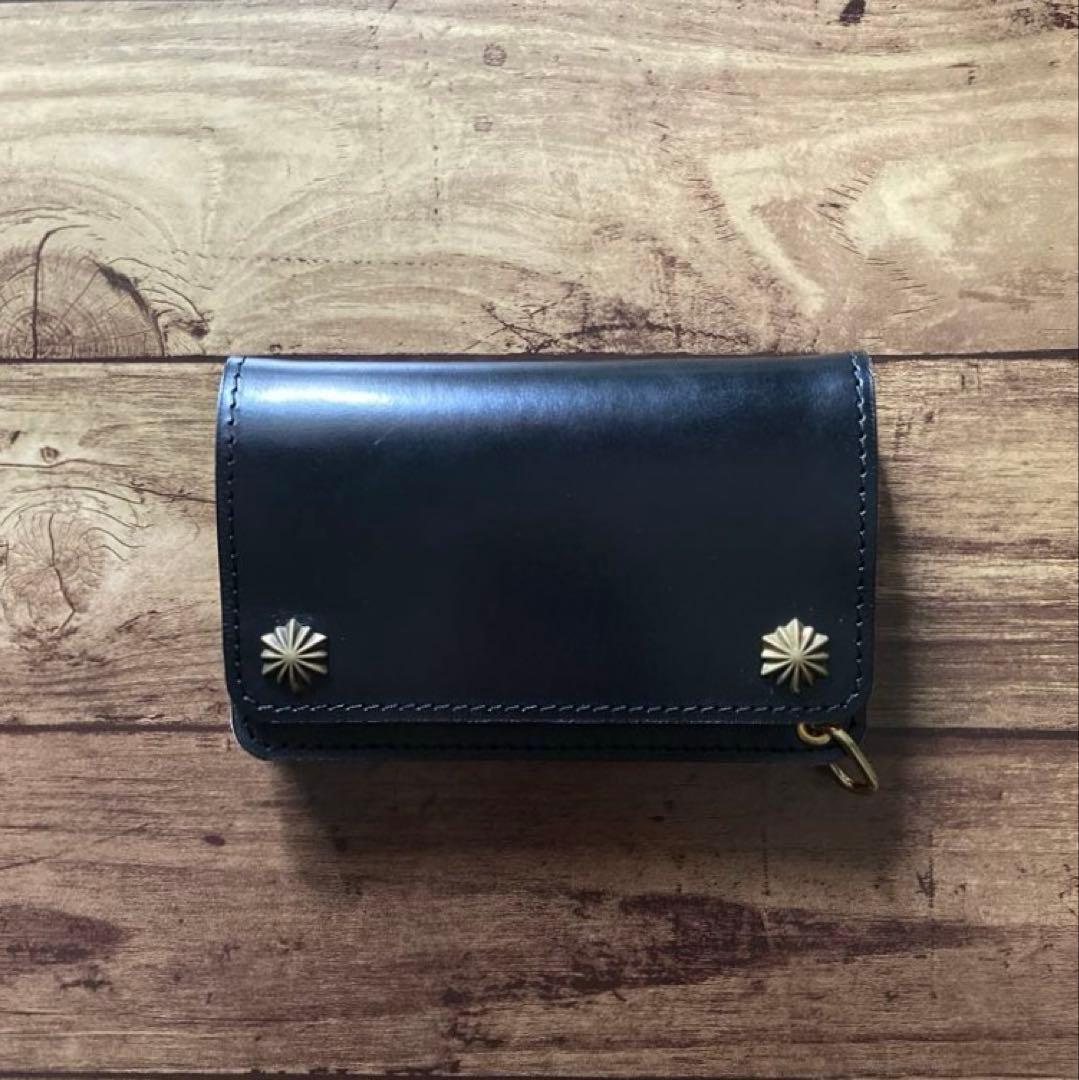 【蟹江孝幸様ご確認用】ミドルトラッカーウォレット【お札を折らずに収納】