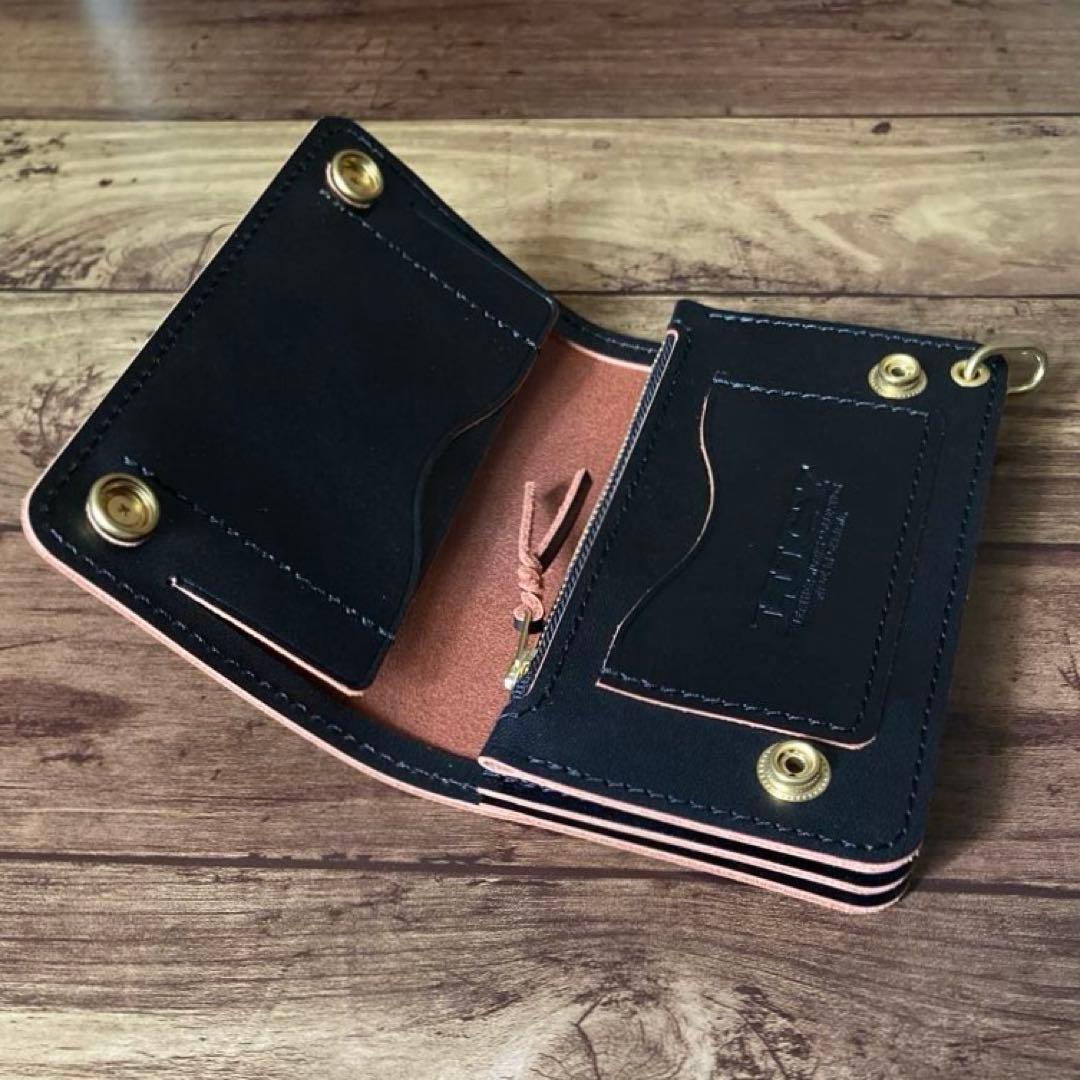 【蟹江孝幸様ご確認用】ミドルトラッカーウォレット【お札を折らずに収納】