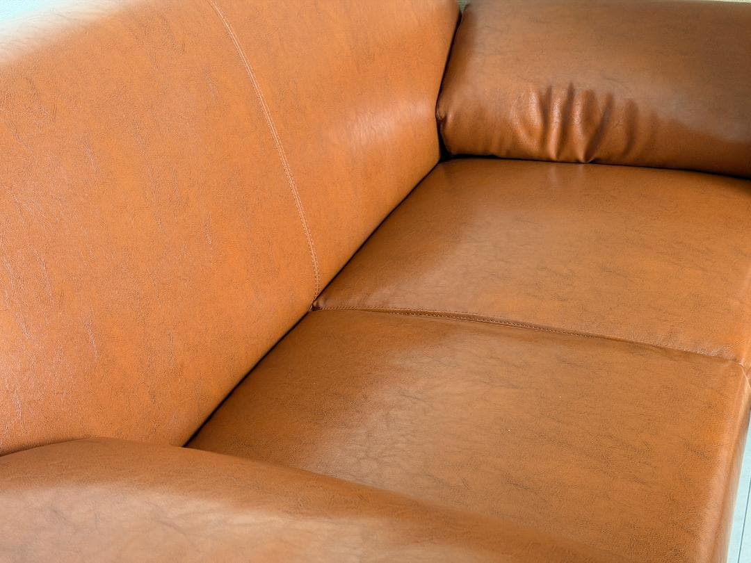 North Orange レザーソファ 二人がけ