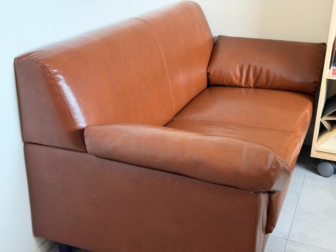 North Orange レザーソファ 二人がけ