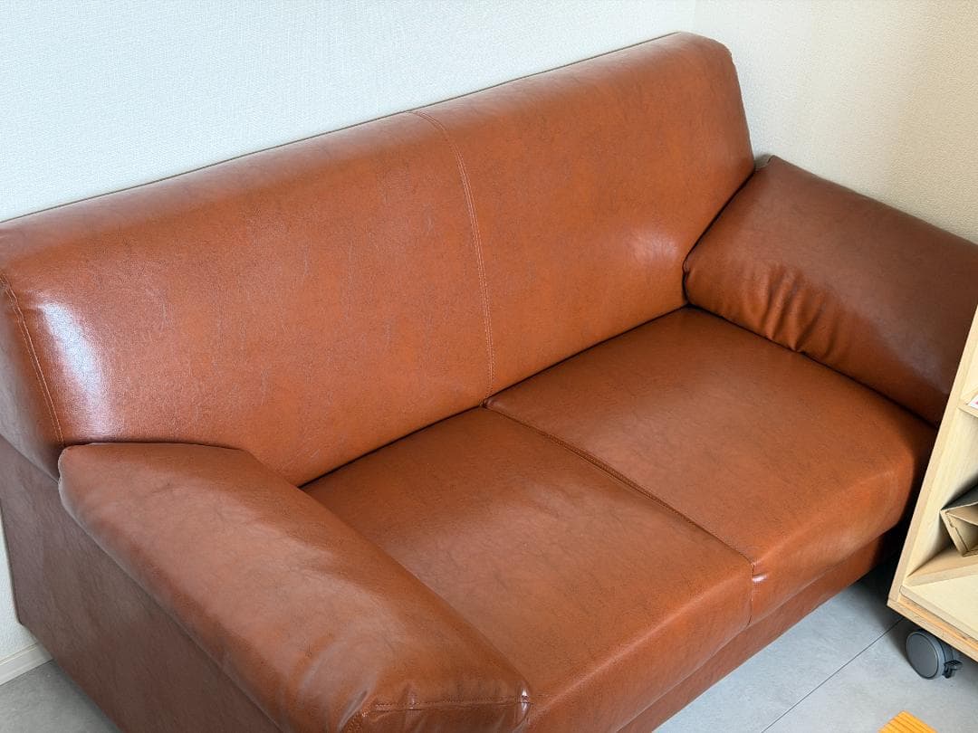 North Orange レザーソファ 二人がけ