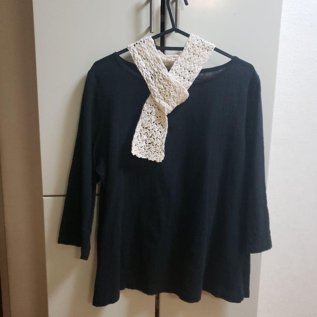 布良糸使用 春夏用ショートマフラー