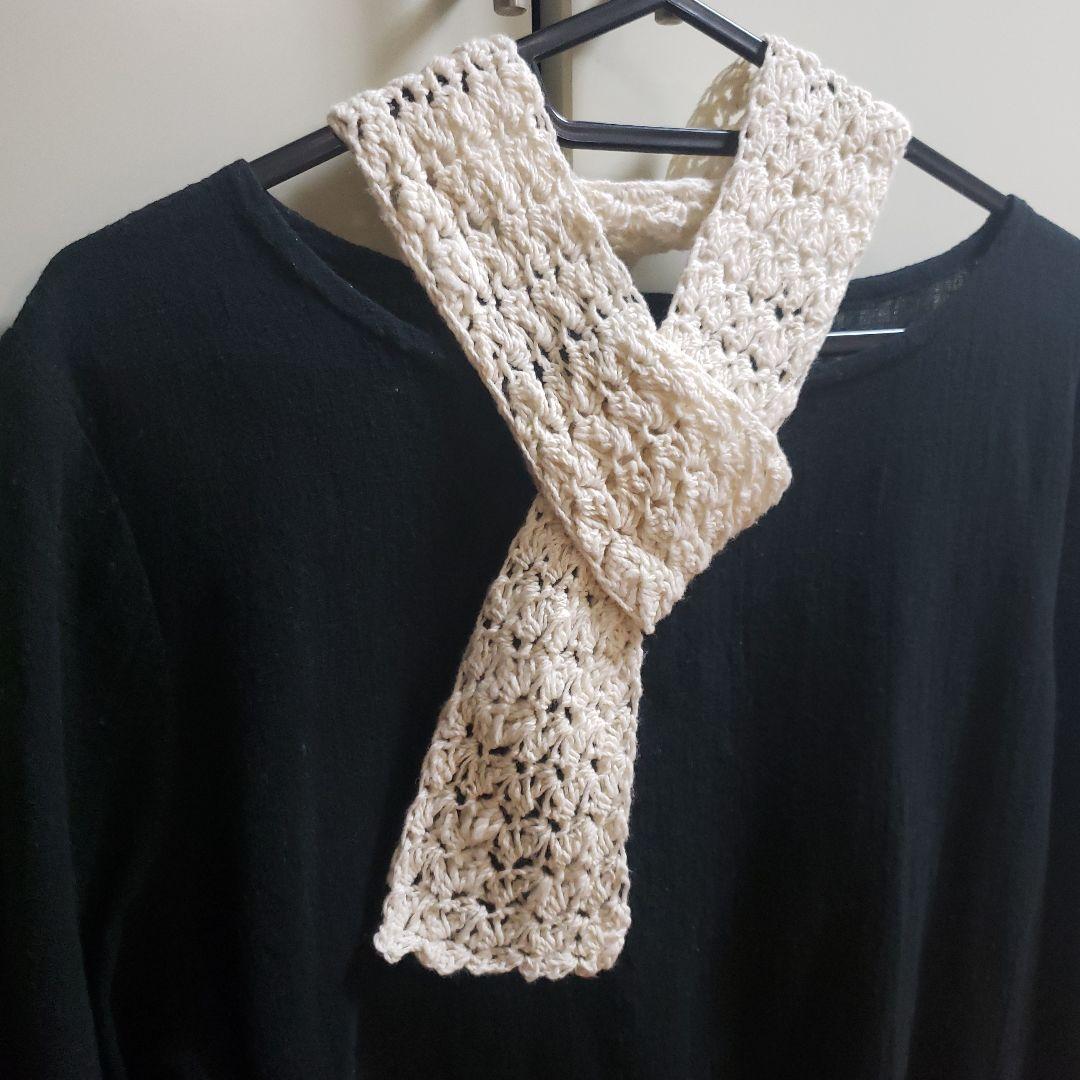 布良糸使用 春夏用ショートマフラー