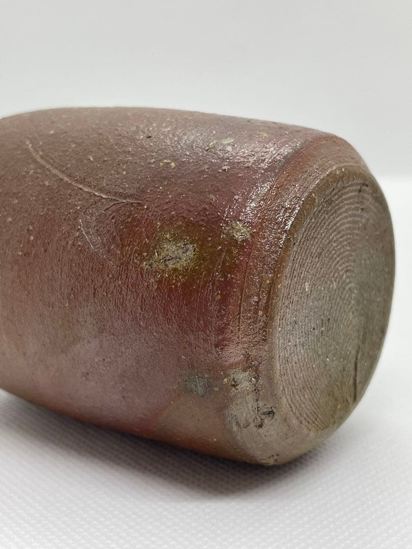 【茶道具】笹田有祥　模六条肩衝茶入　共箱　中興名物写