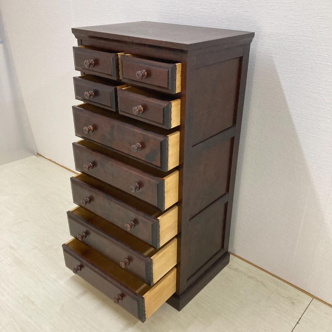 北海道民芸家具 整理箪笥 7段チェスト 樺材 収納家具 北民