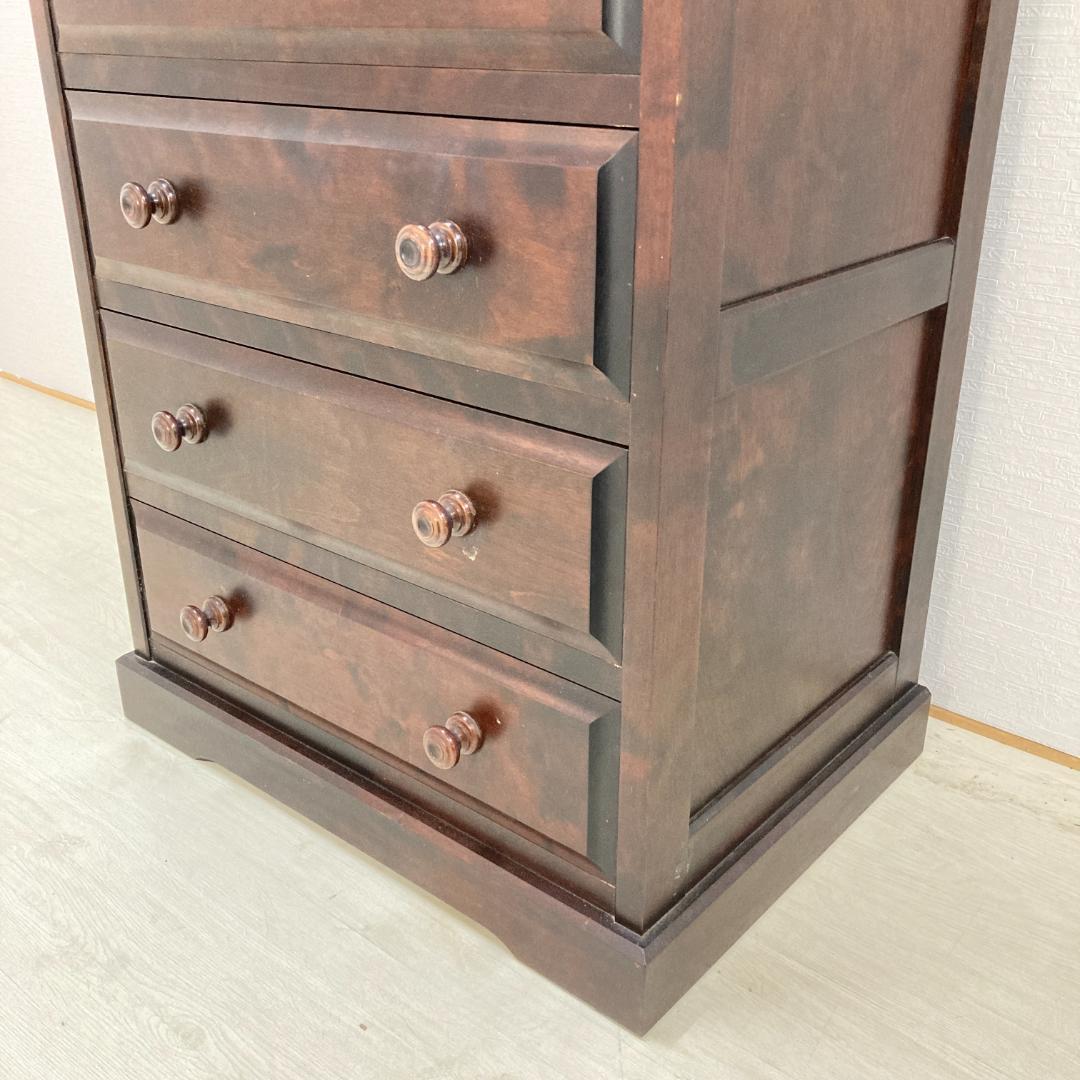 北海道民芸家具 整理箪笥 7段チェスト 樺材 収納家具 北民