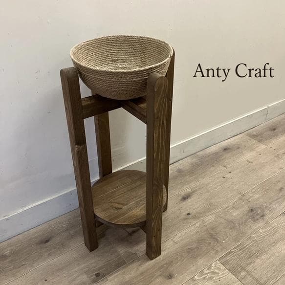 レア　可動棚付キッチンワゴン＆麻ボウル付玄関収納棚