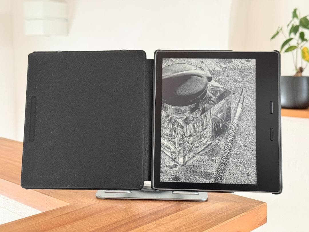 ほぼ新品 Kindle Oasis 第10世代 32GB 広告なし 純正ケース⑳