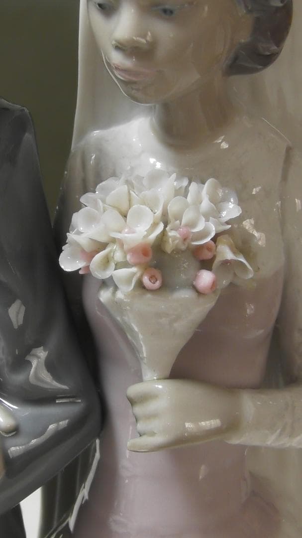 LLADRO　リヤドロ【ウエディング】Ｈ＝28　リアドロ　インテリア　Ｌ535