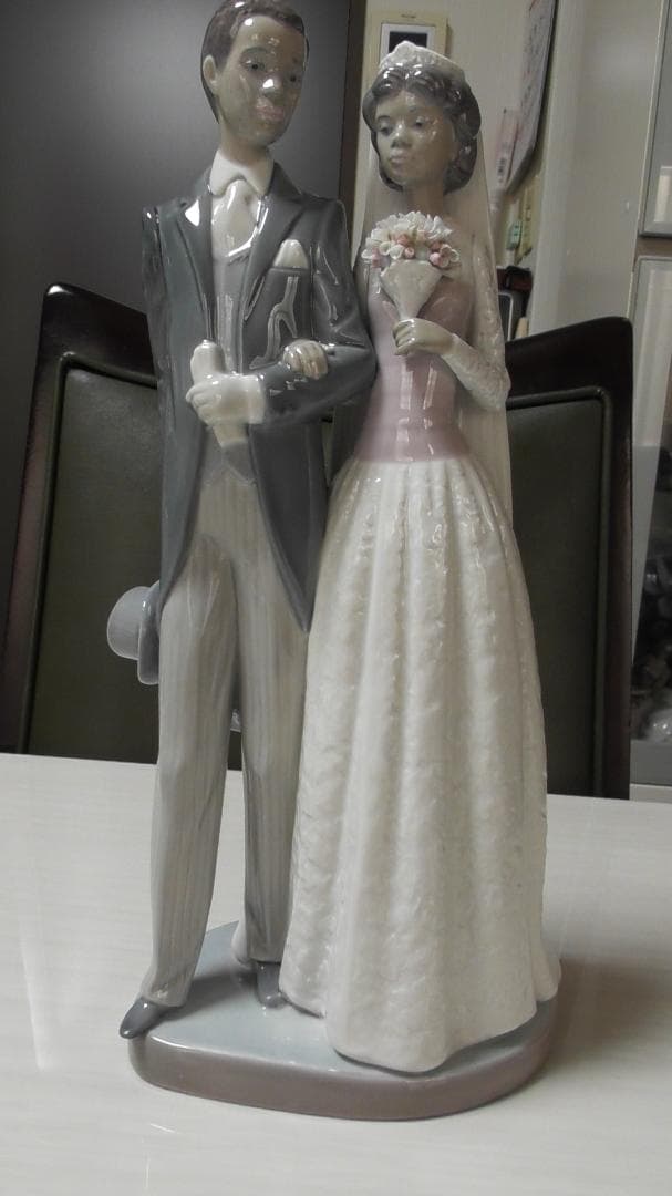 LLADRO　リヤドロ【ウエディング】Ｈ＝28　リアドロ　インテリア　Ｌ535