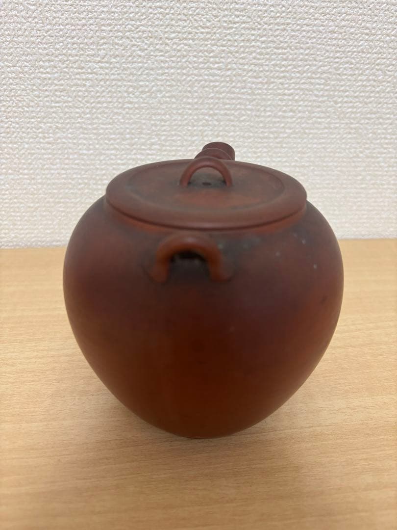 アンティーク　常滑焼　急須　朱泥　常山？