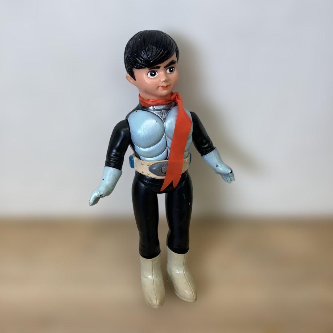 L*H様 希少レア 旧バンダイ 仮面ライダー 2号 ソフビ フィギュア 当時物