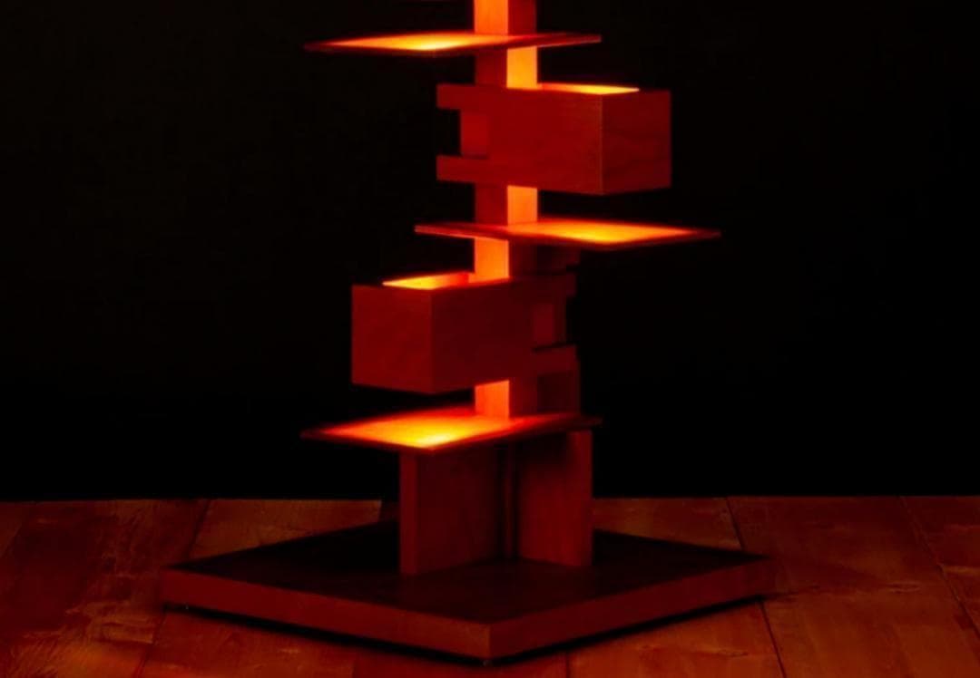 フランクロイドライト タリアセン 2 XLフロアライト　チェリーブラウン