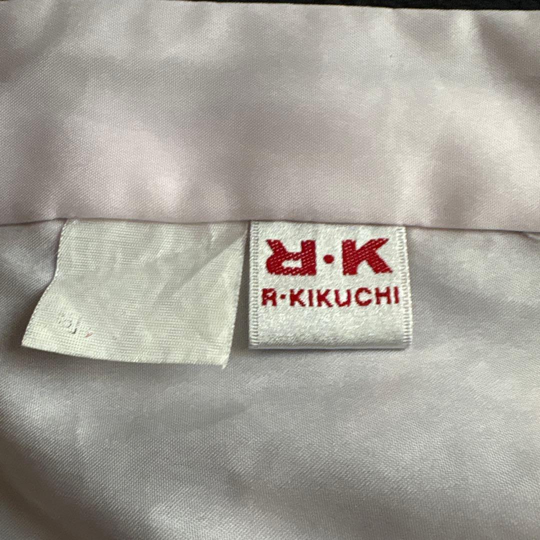 127 R・K 黒×桜　ちりめん　7歳 七五三着物セット　和装小物　結び帯