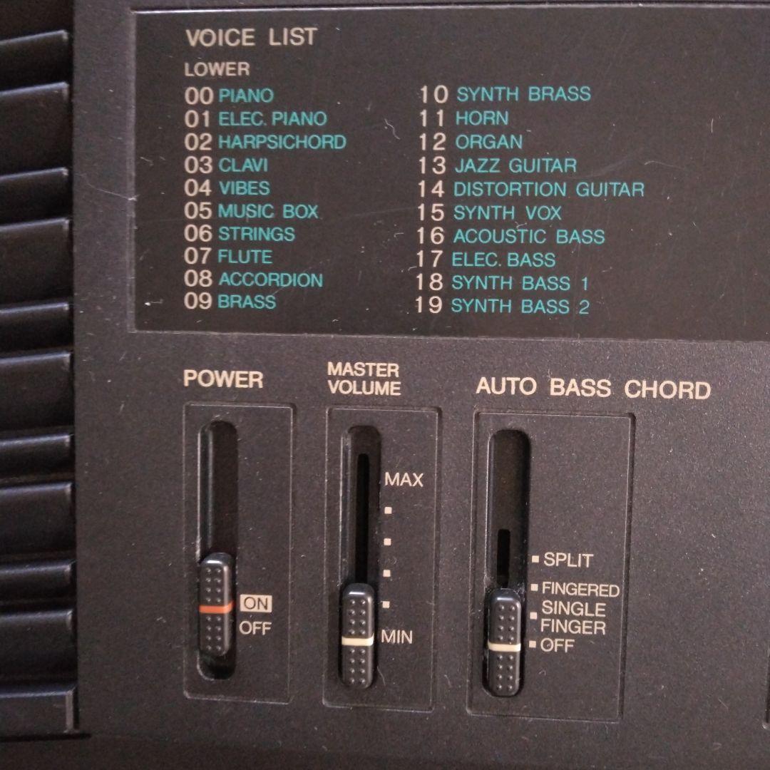【Used・YAMAHA】キーボード　ポータトーンPSR-37 　アダプタ取説付