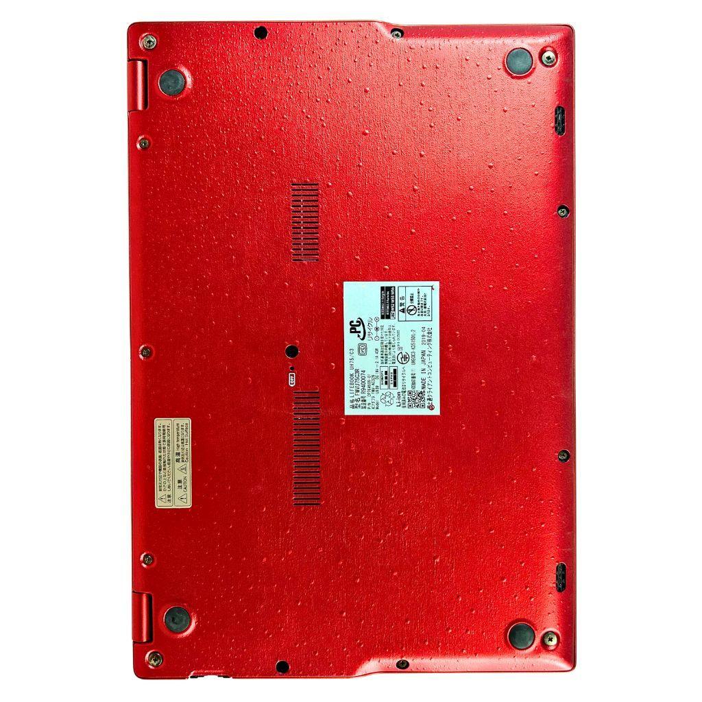 ❤️おしゃれで軽い✨赤いLIFEBOOK第8世代Core i5 SSD256GB