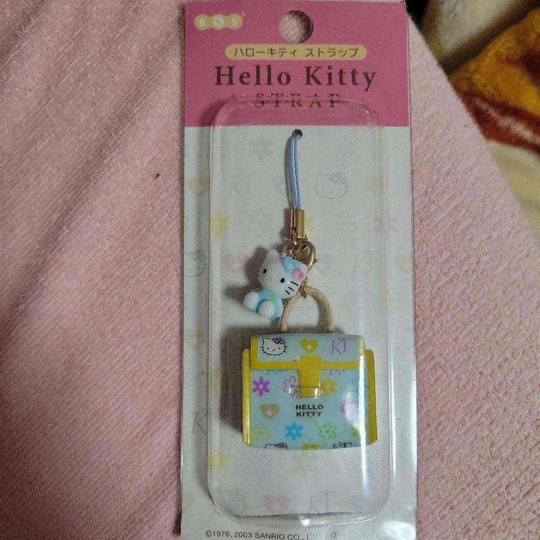 RT-169538ハローキティパターン柄ミニバッグストラップ　モノグラム