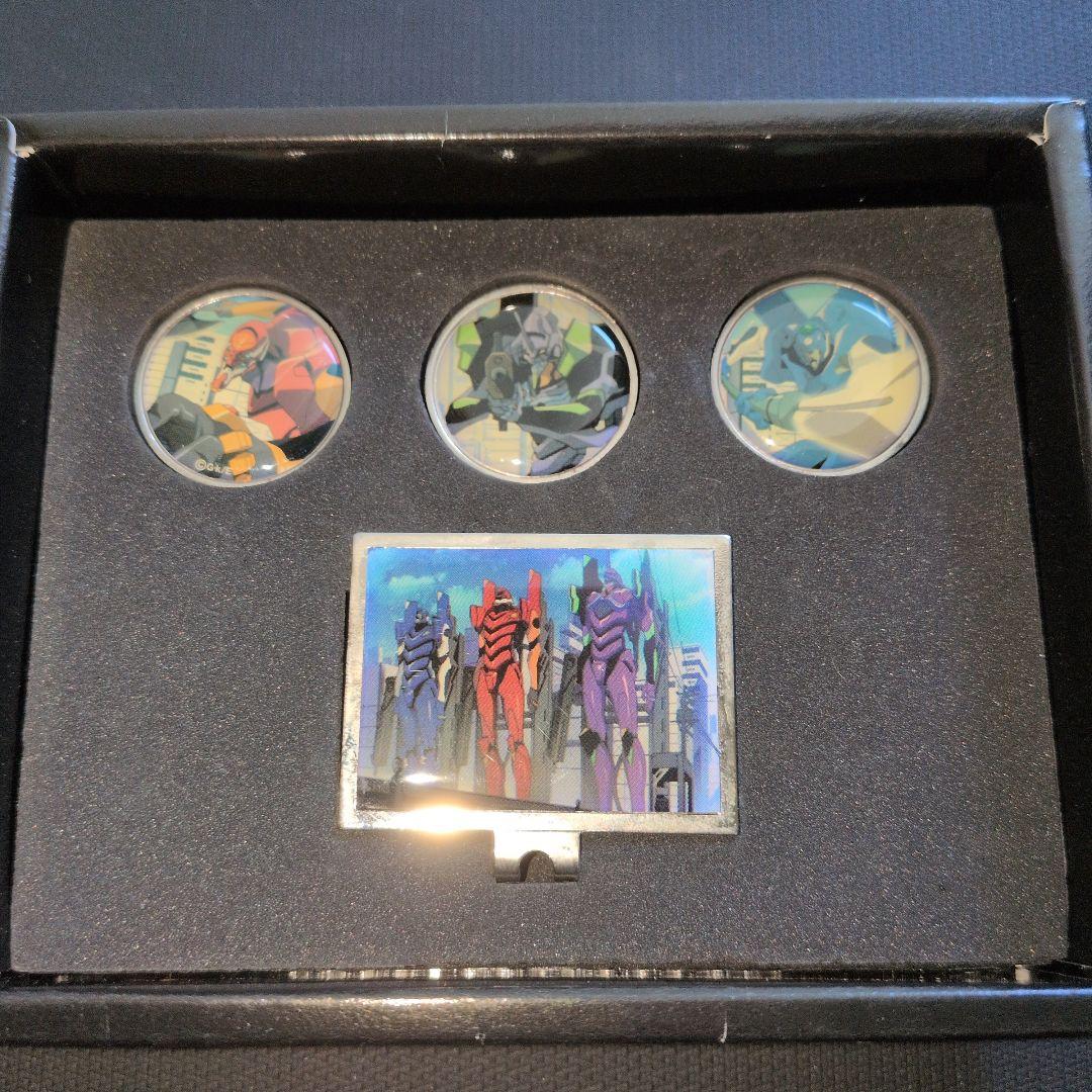 【非売品】新世紀エヴァンゲリオン　奇跡の価値は　ゴルフクリップマーカー　3セット