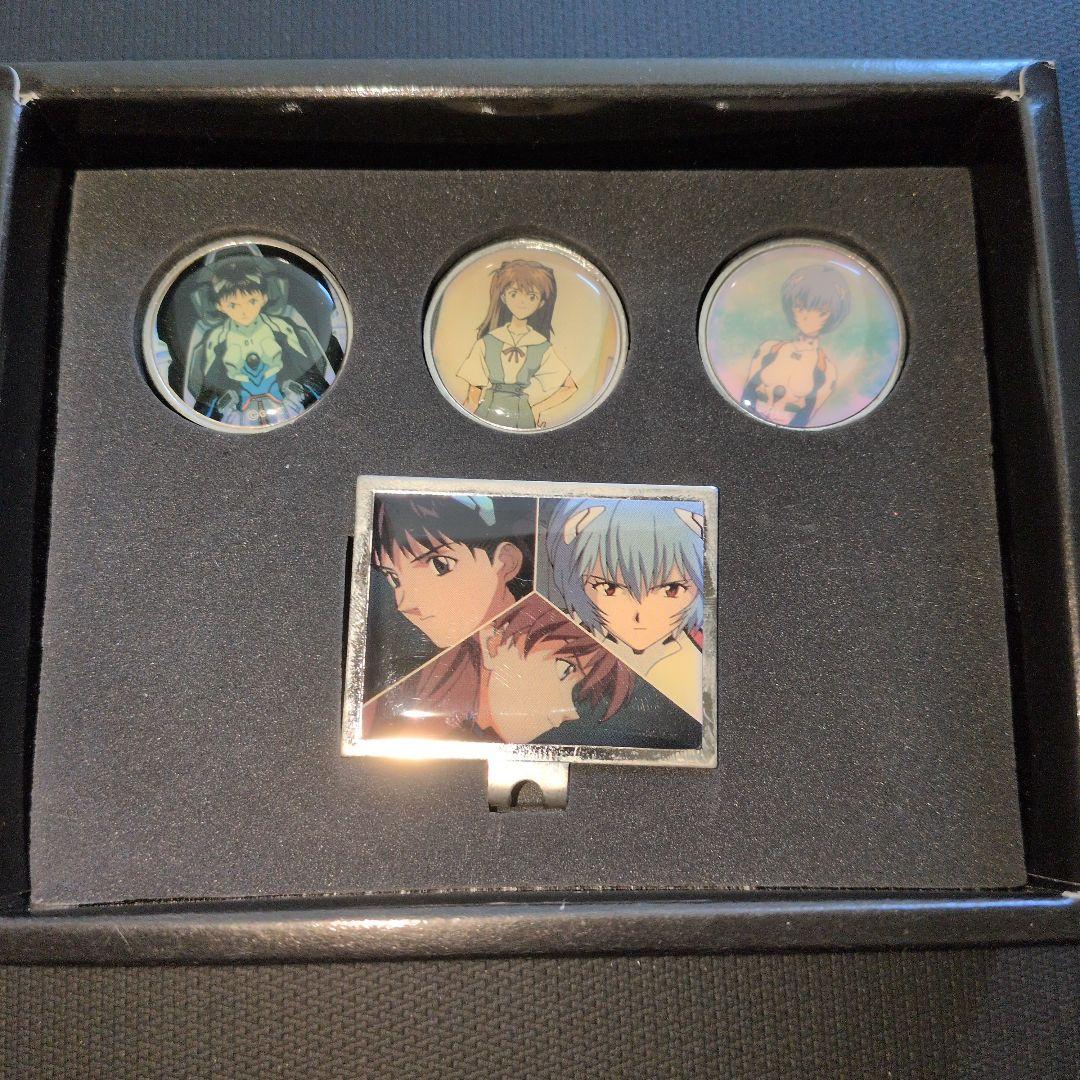 【非売品】新世紀エヴァンゲリオン　奇跡の価値は　ゴルフクリップマーカー　3セット