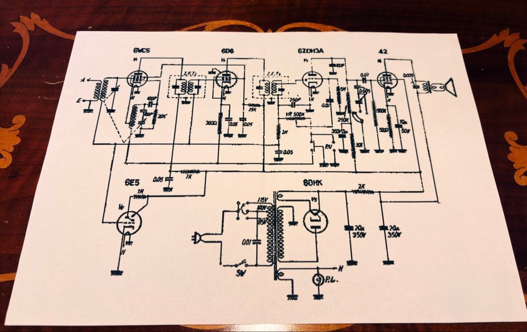 東芝　6UA-16 真空管ラジオ　完動品