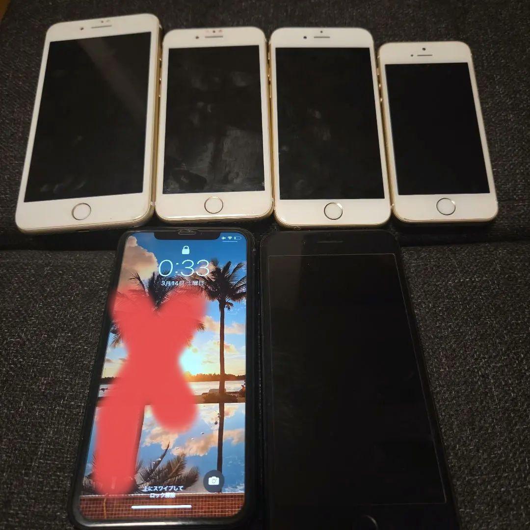iPhone 7,7plus(2台),6s,SE ジャンク 中古