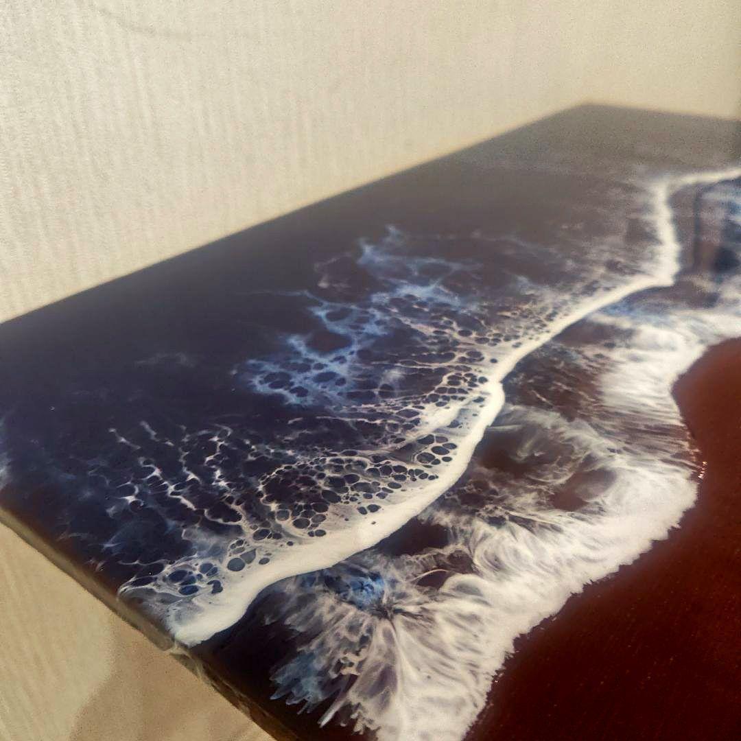 レジンテーブル　天板のみ　オーシャンアート
