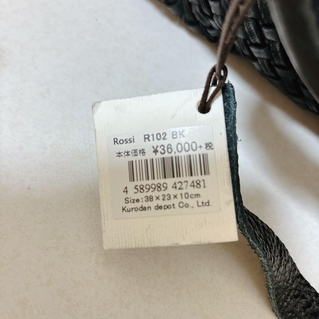 ブルーノロッシ イタリア製 ボストンバッグ ショルダーバッグ 黒 ブラック