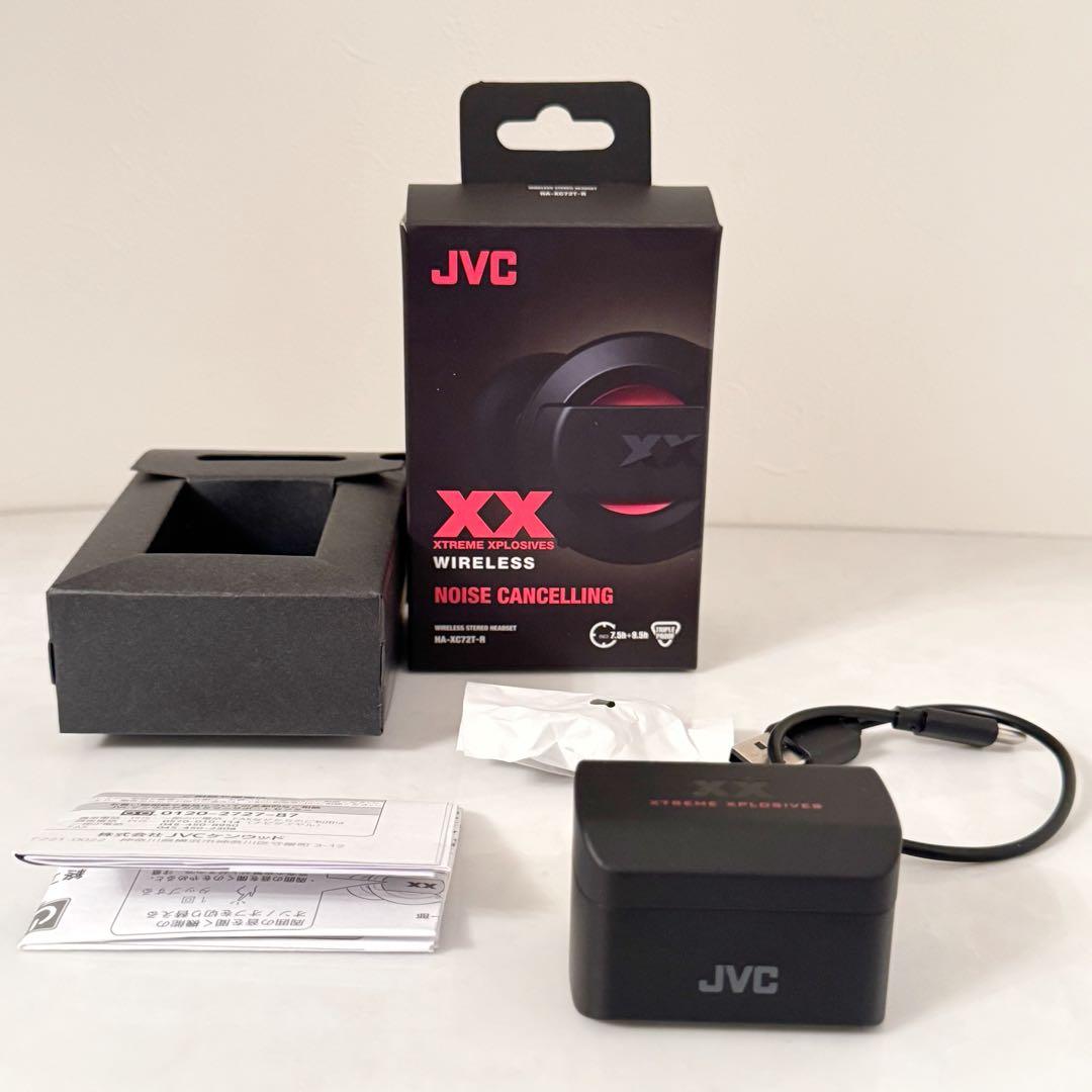 JVC HA-XC72T-R ワイヤレスイヤホン 美品