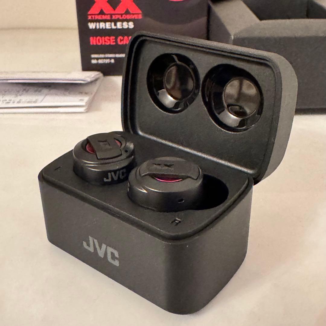 JVC HA-XC72T-R ワイヤレスイヤホン 美品