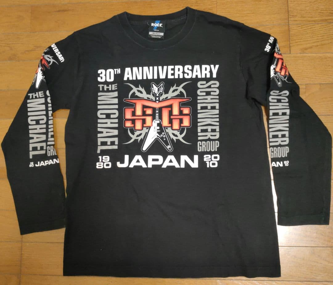 ★Michael Schenker Group (MSG)⚫ ツアーＴシャツ 黒